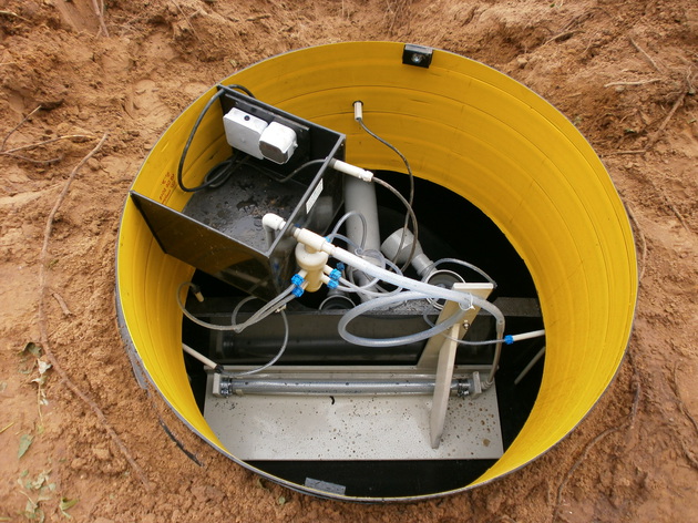 Biological wastewater treatment equipment installation